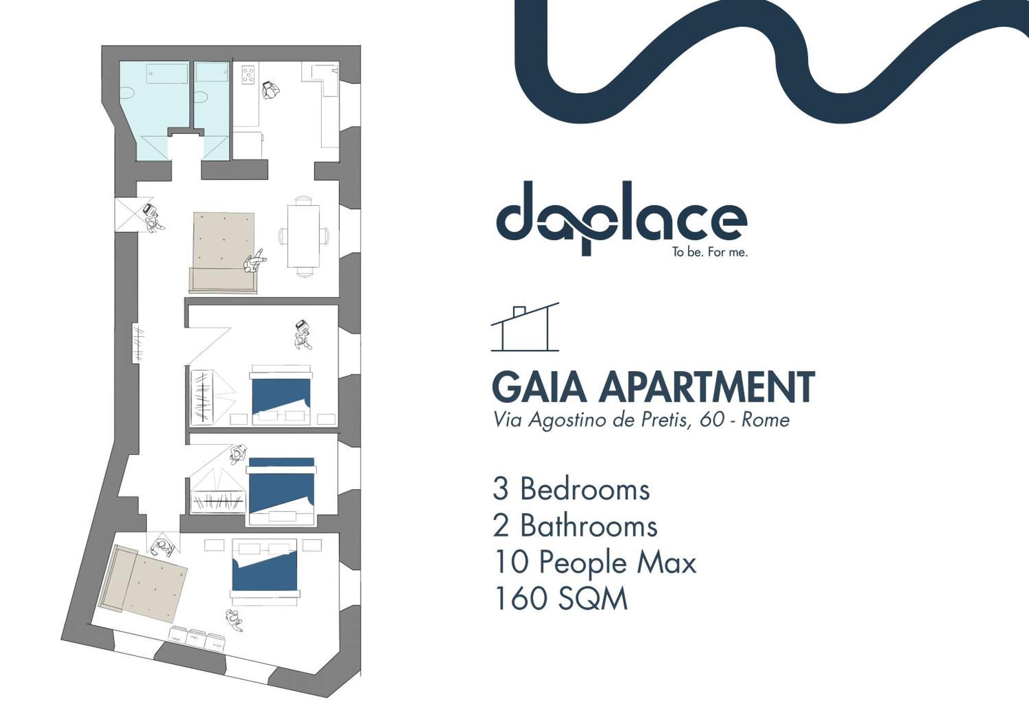 Daplace - Gaia Apartment Roma Exterior foto